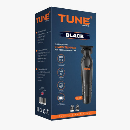 Tune Classic Black High-Precision Beard Trimmer, TR-403 - Image 4