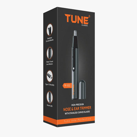 Tune Classic High-Precision Nose & Ear Trimmer, 90 Minutes Runtime, TR-502 - Image 4