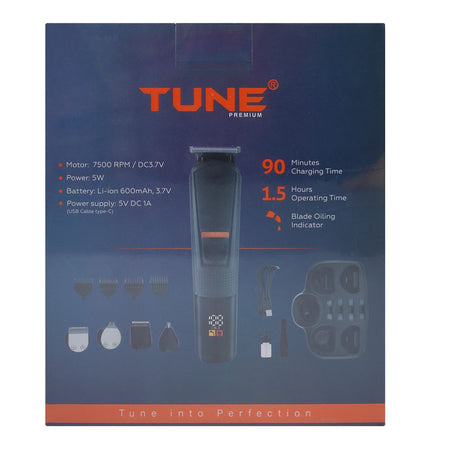 Tune Classic 5-In-1 Professional Grooming Kit, 600mAh Battery, 1.5 Hours Runtime, TR-501 - Image 5