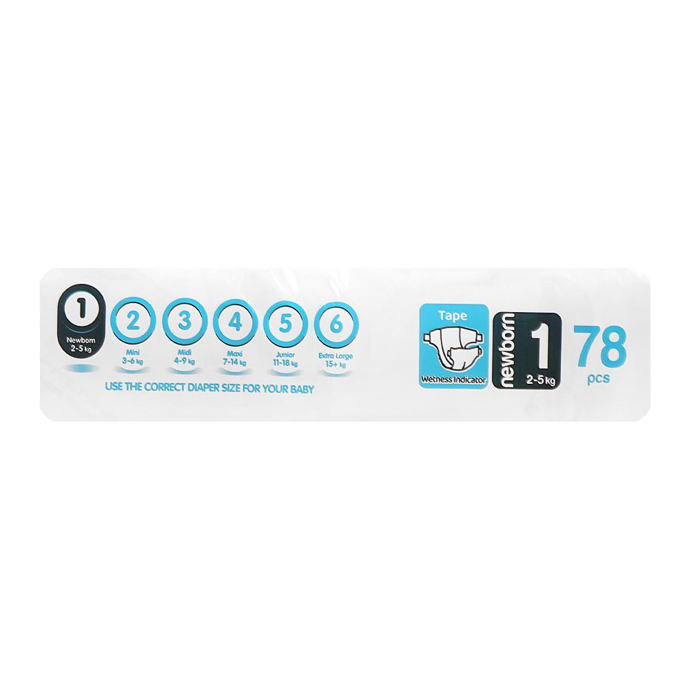 Molfix Premium Diaper, Jumbo Economy, Newborn 1, 2-5KG, 82-Pack - Image 3