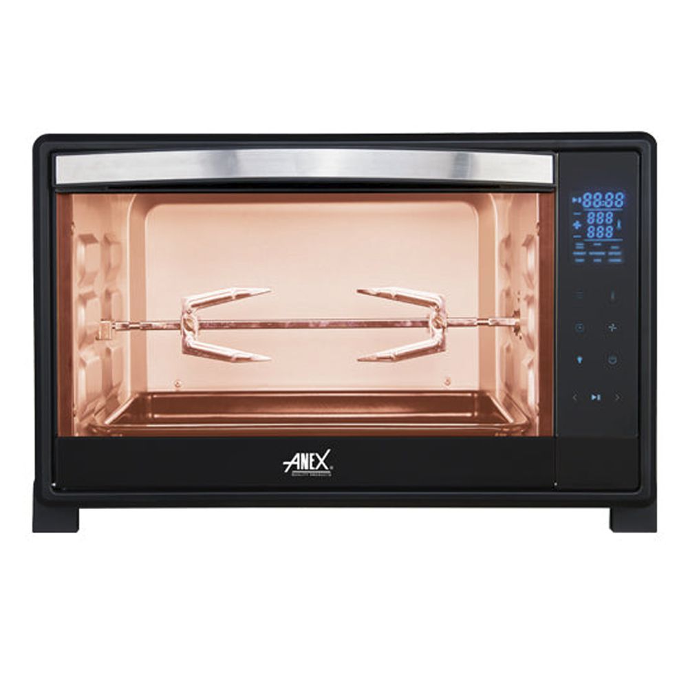 Anex Deluxe Oven Toaster, 2200W, 60 Liters, Black, AG-3080 - Image 3