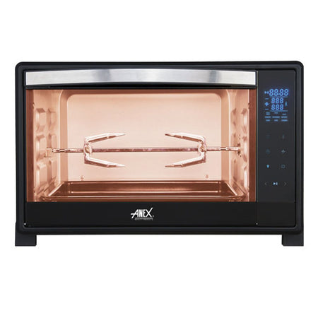 Anex Deluxe Oven Toaster, 2200W, 60 Liters, Black, AG-3080 - Image 3