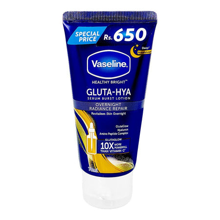 Vaseline Healthy Bright Gluta-Hya Overnight Radiance Repair Serum Burst Lotion, Hyaluronic Acid, Glutathione, For Radiant Skin, 70ml - Main Image