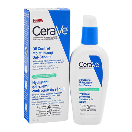 CeraVe Oil Control Moisturising Gel Cream, Paraben Free, Niacinamide, Hyaluronic Acid, 89ml - Main Image