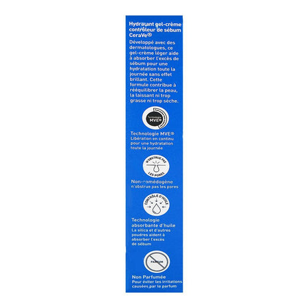 CeraVe Oil Control Moisturising Gel Cream, Paraben Free, Niacinamide, Hyaluronic Acid, 89ml - Image 2
