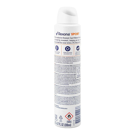 Rexona Motion Activated Sport 72H Anti-Perspirant Body Spray, Anti-Perspirant, 200ml - Image 2