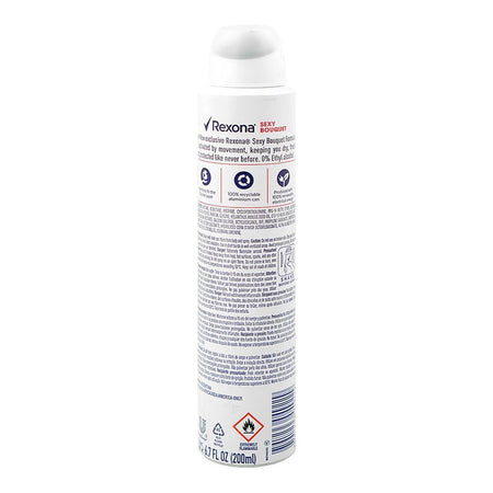 Rexona Motion Activated Sexy Bouquet 72H Anti-Perspirant Body Spray, Anti-Perspirant, 200ml - Image 2
