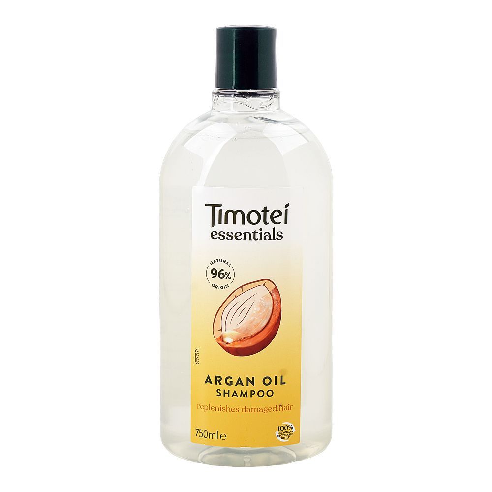 Timotei Essentials Argan Oil Shampoo, For Damaged Hair, 750ml - Main Image