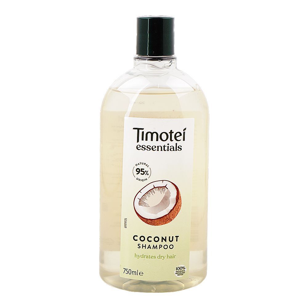 Timotei Essentials Coconut Shampoo, For Dry Hair, 750ml - Main Image