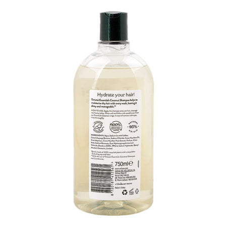 Timotei Essentials Coconut Shampoo, For Dry Hair, 750ml - Image 2