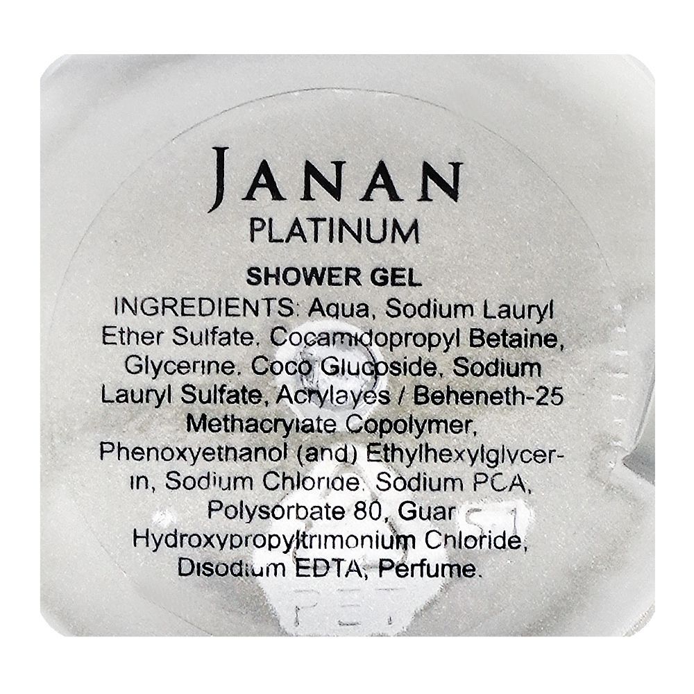 Junaid Jamshed J. Janan Platinum Shower Gel, 250ml - Image 2