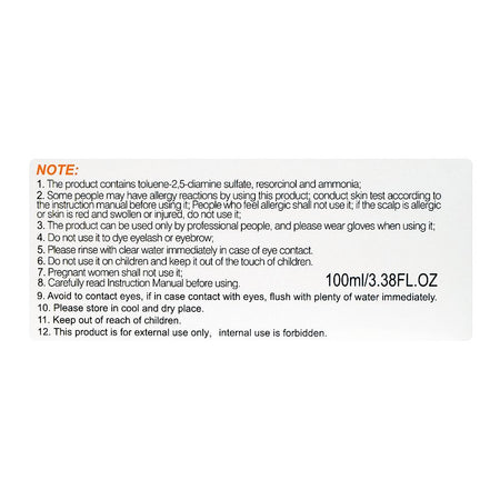 Bremod Hair Color Cream, 100ml, 0/11 Ash - Image 6