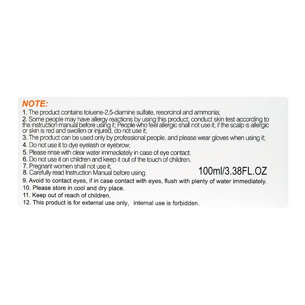 Bremod Hair Color Cream, 100ml, 0/11 Ash - Image 6