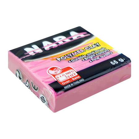 Nara Polymer Clay, Rose Pink, 55g - Main Image