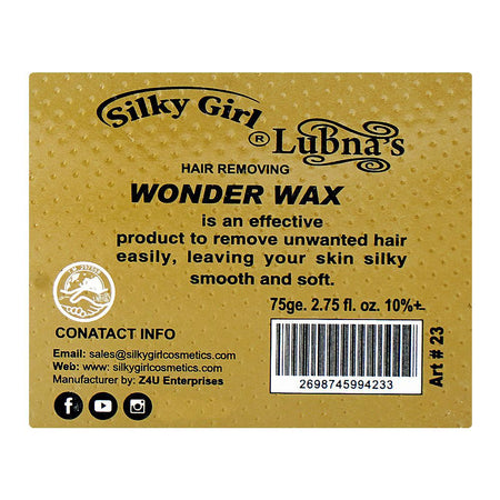 Silky Girl Lubna's Wonder Hair Removing Wax, 75g - Image 2