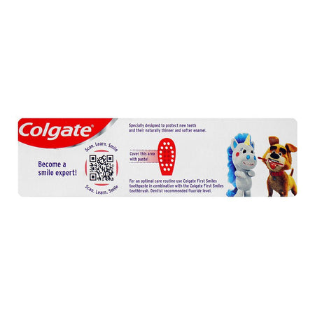 Colgate Kids First Smiles Toothpaste, For 0 To 2 Years, Strawberry, 50ml - Image 2