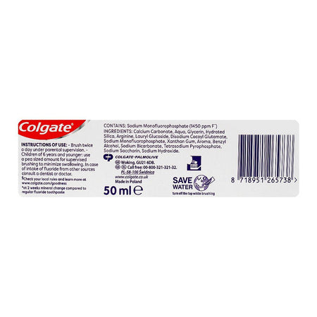 Colgate Kids Little Smiles Toothpaste, For 3+ Years, Delicate Mint, 50ml - Image 2