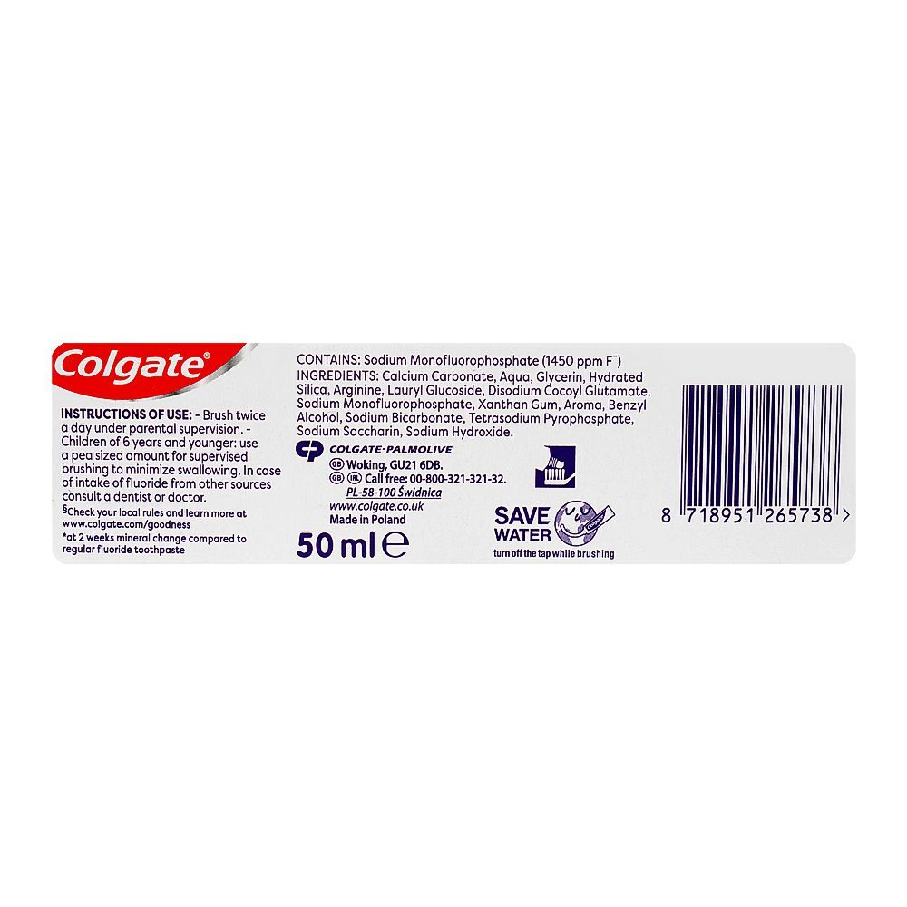 Colgate Kids Little Smiles Toothpaste, For 3+ Years, Delicate Mint, 50ml - Image 2