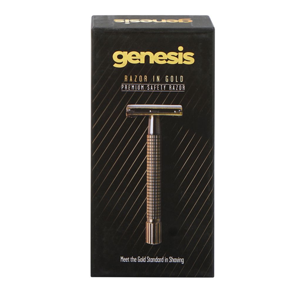 Treet Genesis Razor In Gold Premium Safety, For Men, 1-Pack - Main Image