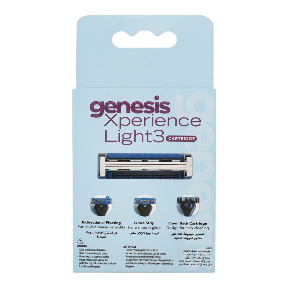 Treet Genesis Xperience Light 3 Cartridge, 3-Pack - Image 2