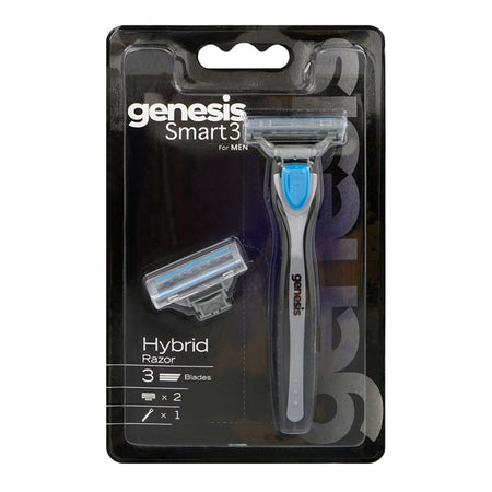 Treet Genesis Smart 3 For Men Hybrid Razor + Cartridge, For Men, 2-Pack - Main Image