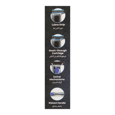 Treet Genesis Smart 3 For Men Hybrid Razor + Cartridge, For Men, 2-Pack - Image 3