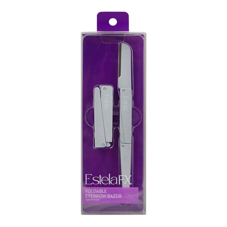 Treet Estela FX Women Foldable Eyebrow Razor, For Women, 2-Pack - Main Image
