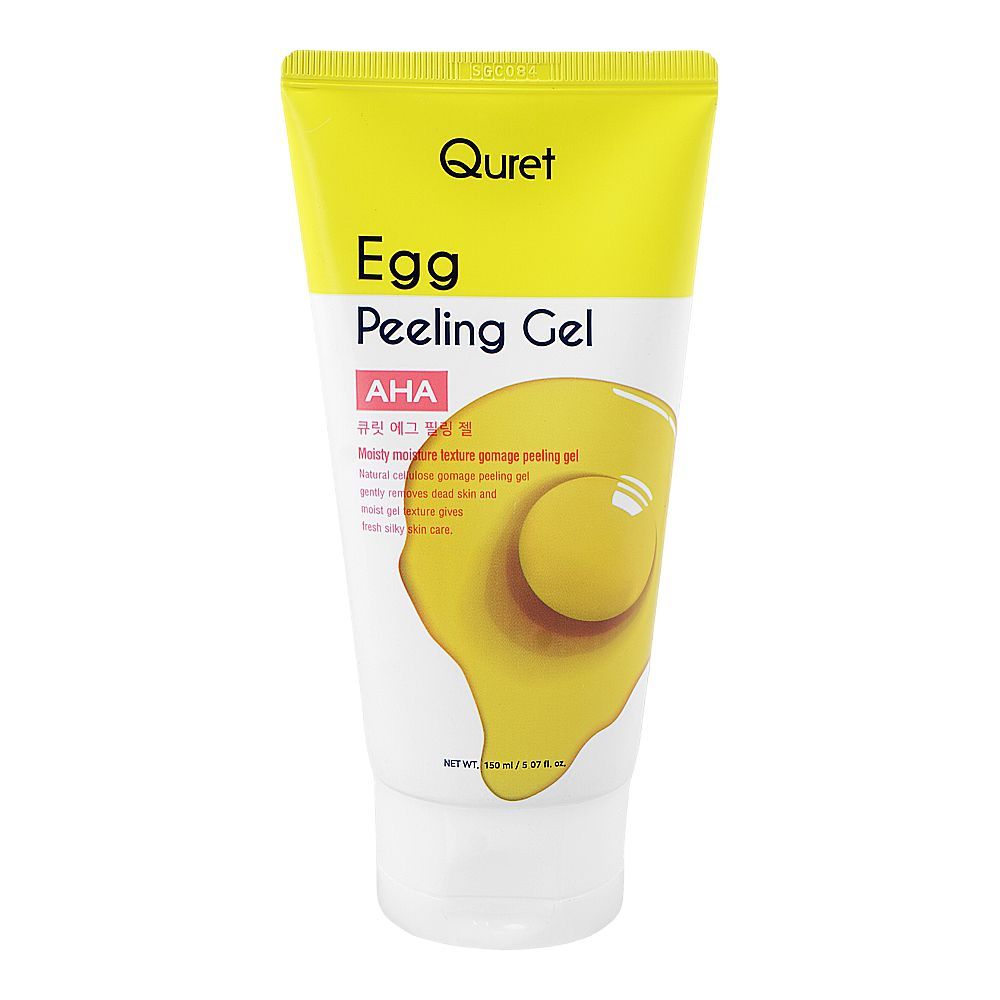 Quret AHA Egg Peeling Gel, Glycerin, For Fresh Skin, 150ml - Main Image