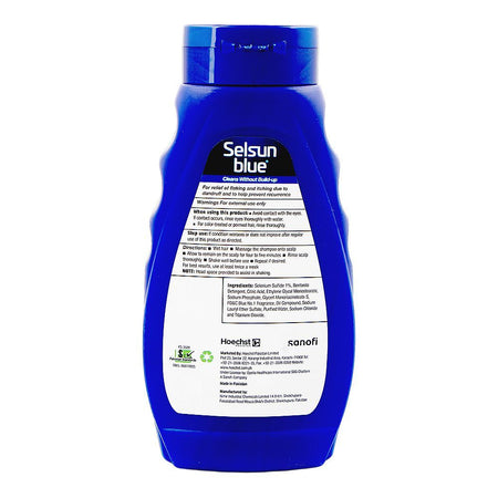 Selsun Blue Selenium Sulfide 1% Balanced Formula Anti-Dandruff Shampoo, Citric Acid, For Normal To Oily Hair, 300ml - Image 2