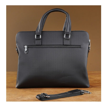 SJ Laptop Office Bag, Black, E6622-5 - Image 4