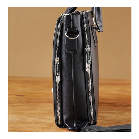 SJ Laptop Office Bag, Black, A930011-5 - Image 4