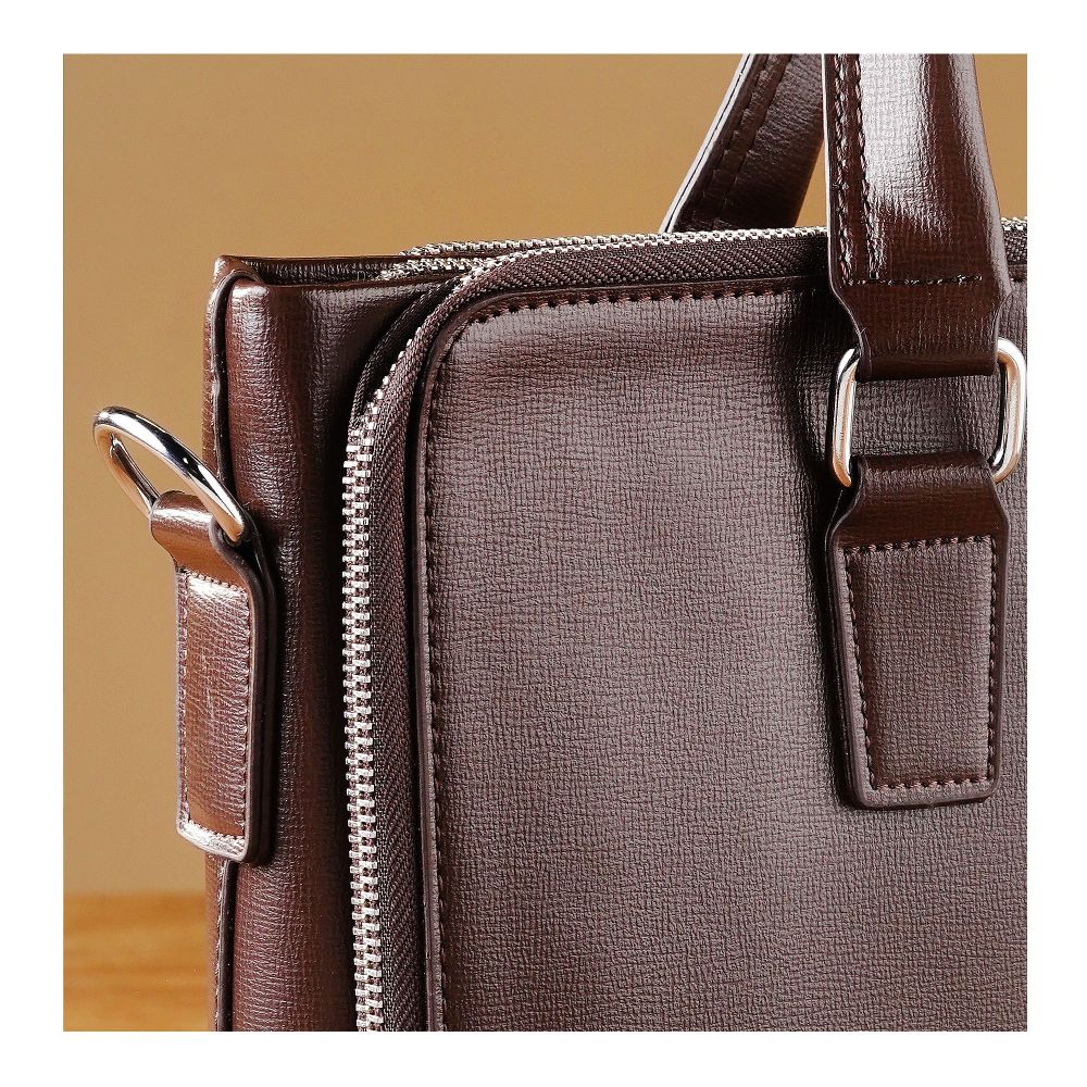 SJ Laptop Office Bag, Khaki, A930011-5 - Image 2