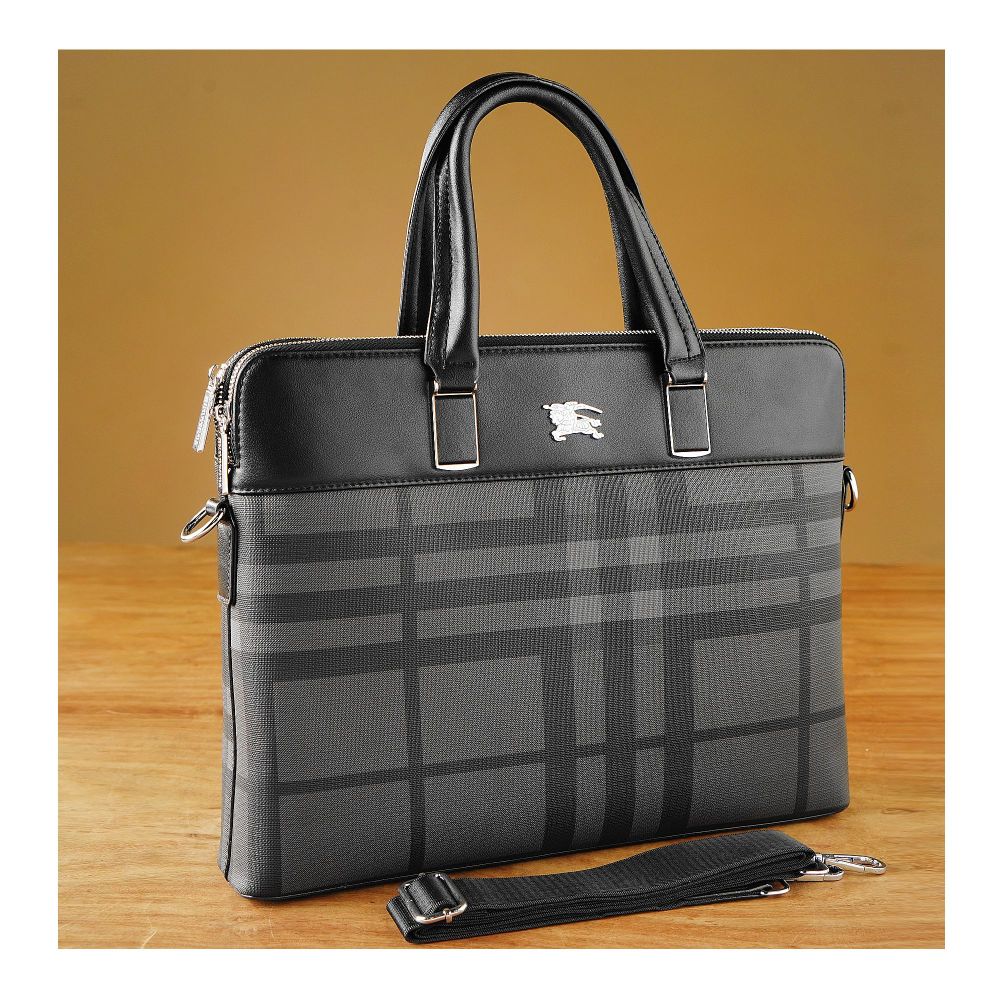 SJ Laptop Office Bag, Black, B6622-5 - Main Image