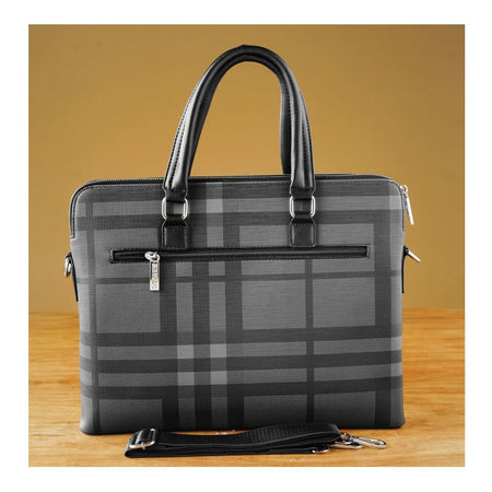 SJ Laptop Office Bag, Black, B6622-5 - Image 4
