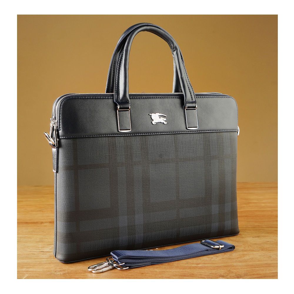 SJ Laptop Office Bag, Blue, B6622-5 - Main Image