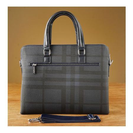 SJ Laptop Office Bag, Blue, B6622-5 - Image 4