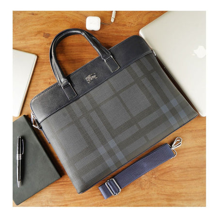 SJ Laptop Office Bag, Blue, B6622-5 - Image 6