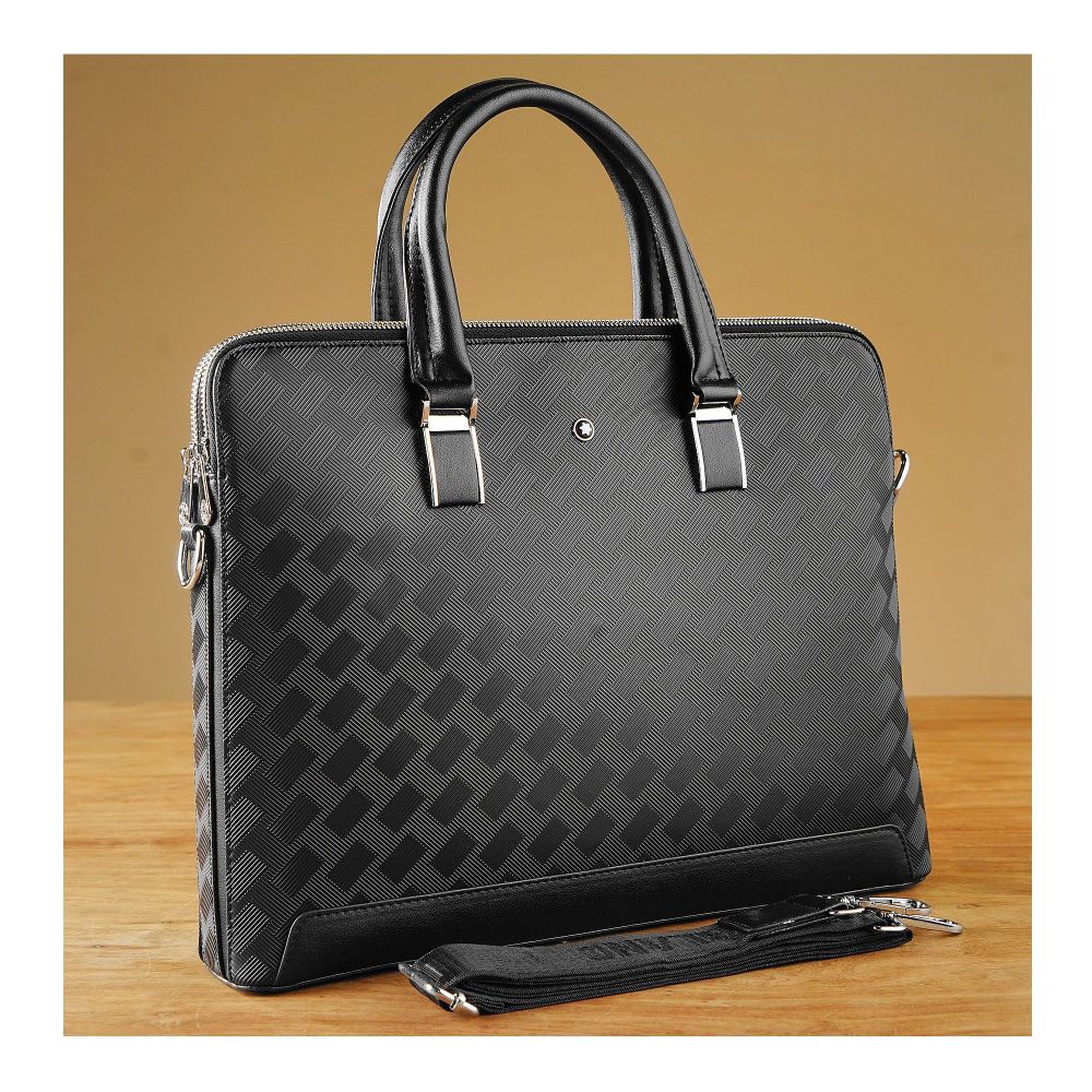 SJ Laptop Office Bag, Black, ML6661-5 - Main Image