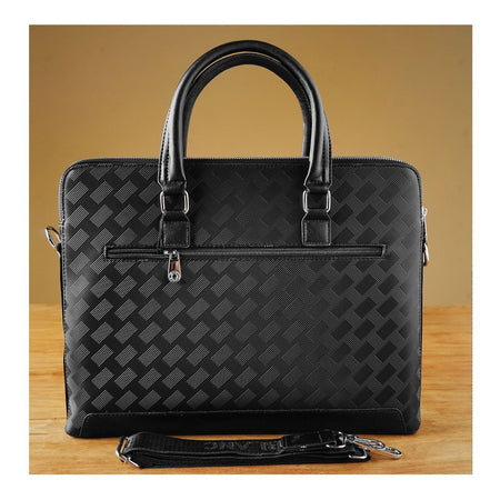 SJ Laptop Office Bag, Black, ML6661-5 - Image 4