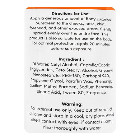 Body Luxuries Zero Cast Cloud Matte Sunscreen, Water Resistant, SPF60+ 125g - Image 3