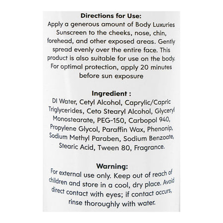 Body Luxuries Zero Cast Cloud Matte Sunscreen, Water Resistant, SPF60+ 60g - Image 3