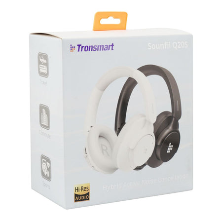 Tronsmart Sounfii Q20S Hybrid Active Noise Cancellation Wireless Headphones, 60 Hours Playtime, Black, 1165969 - Image 5