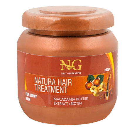 Next Generation Macadamia Butter Extract + Biotin Natura Hair Treatment, For Shiny Hair, 250g - Main Image
