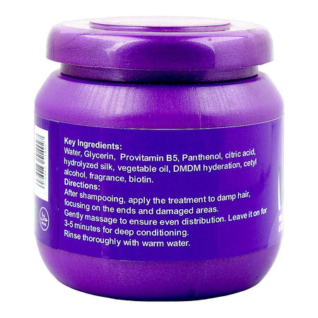 Next Generation White Lily Extract & Soya Bean Oil + Biotin Natura Hair Treatment, For Smooth & Straight Hair, 250g - Image 3