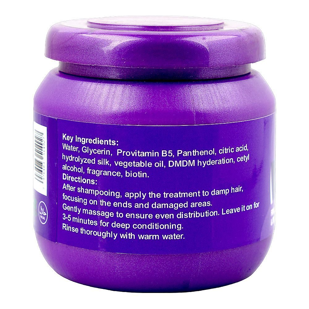 Next Generation White Lily Extract & Soya Bean Oil + Biotin Natura Hair Treatment, For Smooth & Straight Hair, 250g - Image 3
