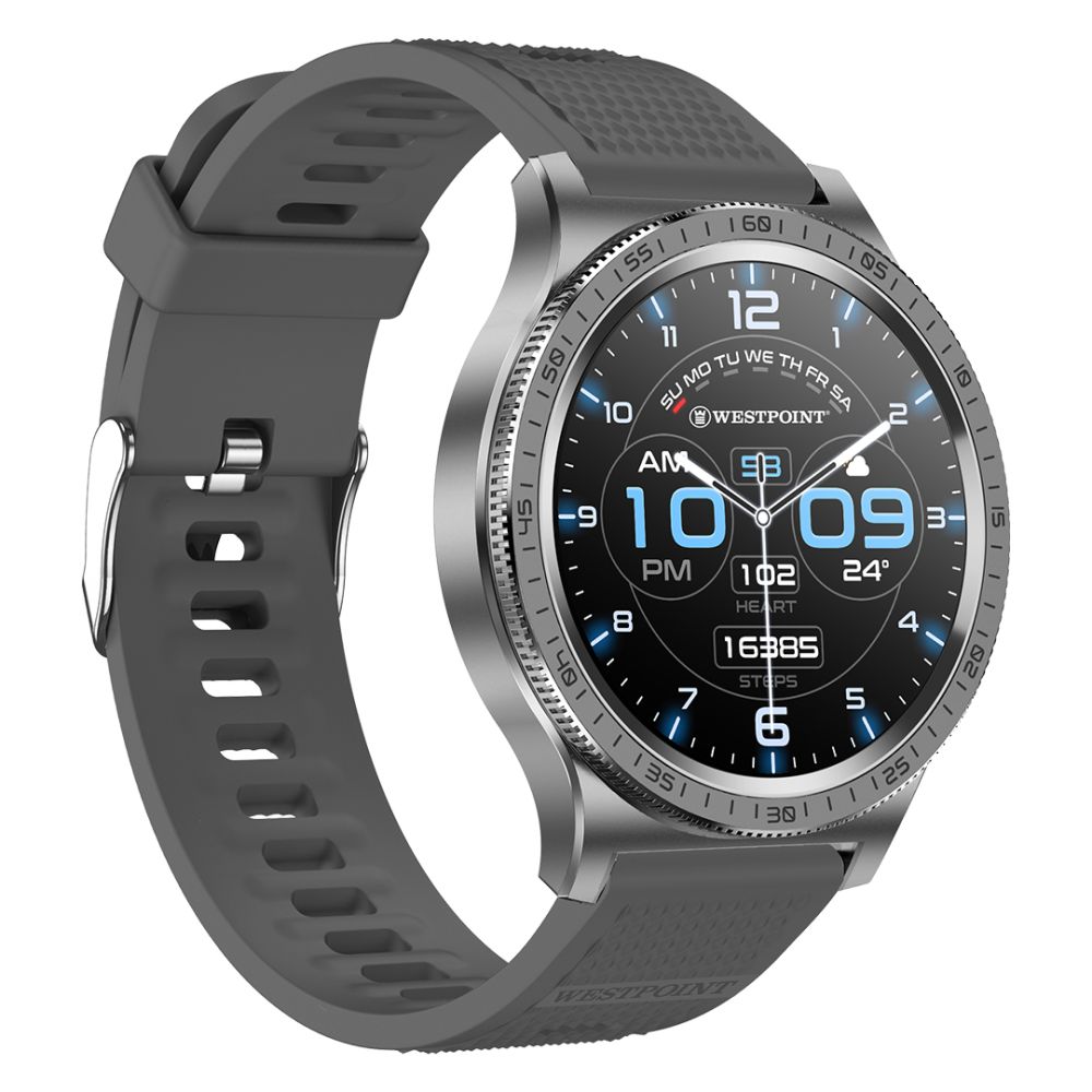 West Point 1.43 Inch AMOLED Display Revolve Smart Watch, IP67 Waterproof, 280mAh Battery BT Calling, WP-5010 - Image 2
