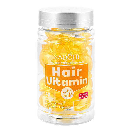 Sadoer Vitamin Honey Hair Serum Capules, Argan & Avocado Oil, SD8443, 40-Pack - Main Image
