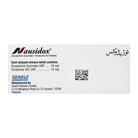 Searle Nausidox Tablet, 10mg, 1-Strip - Image 2