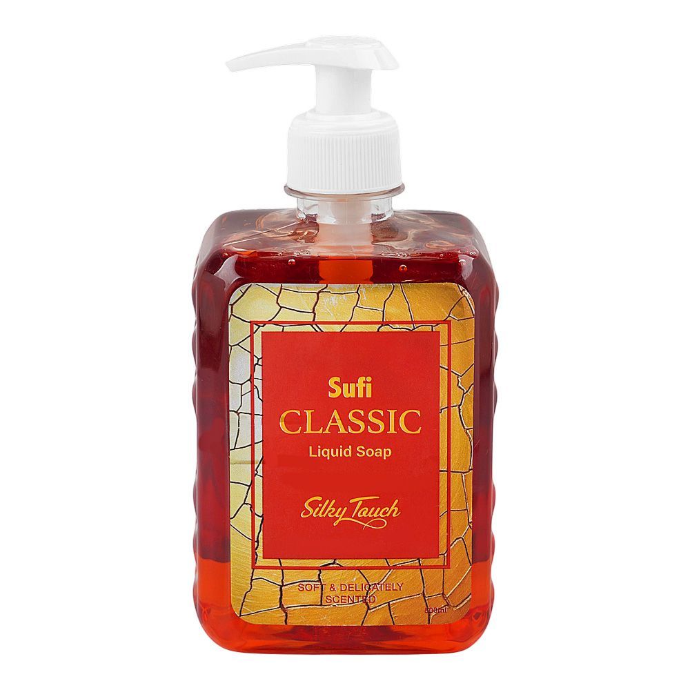 Sufi Classic Liquid Soap Silky Touch, 500ml Pump - Main Image