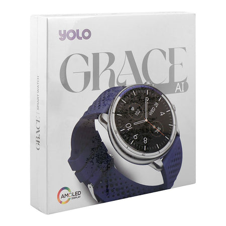 YOLO 1.43 Inch AMOLED Display Grace Smart Watch, IP68 Water Resistant, Silver - Image 2